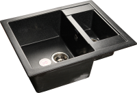 Кухонная мойка GranFest Quadro 610K, Q-610K черный